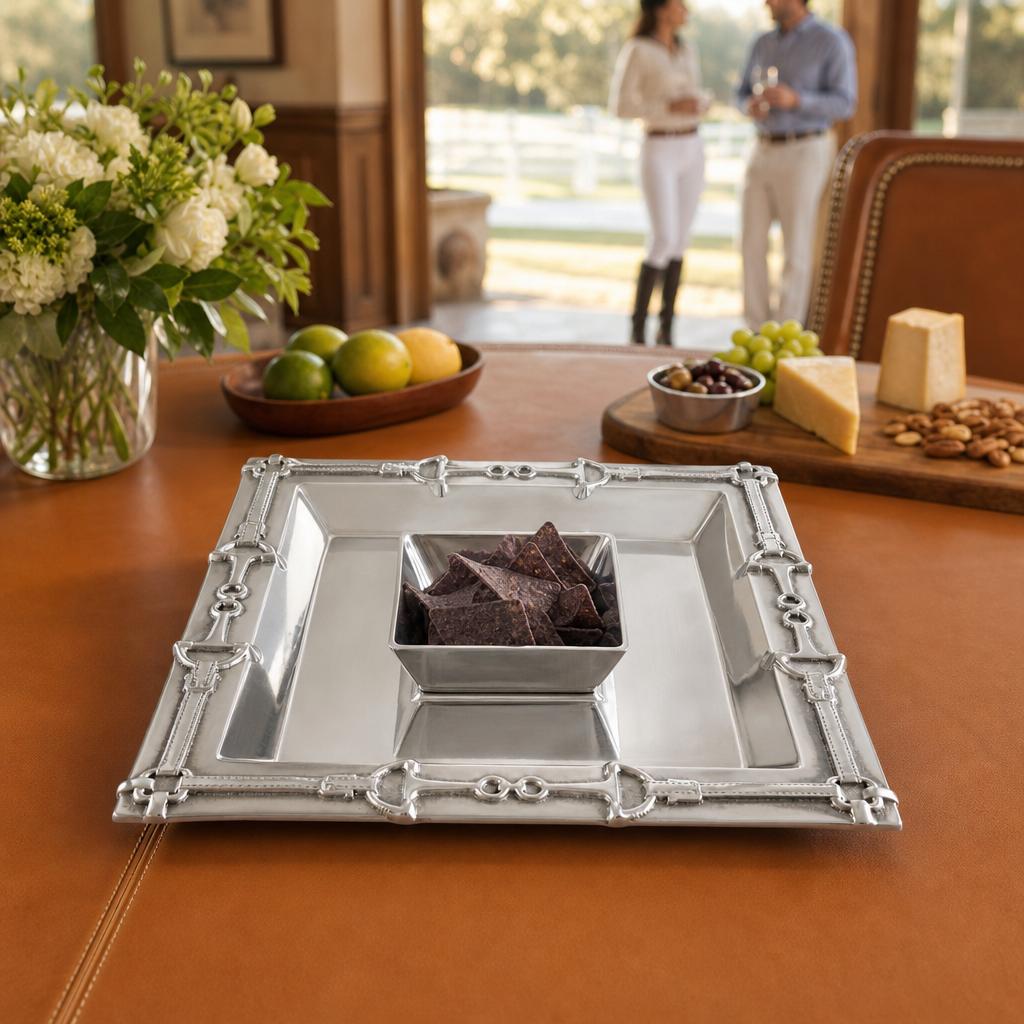 Arthur Court Designs - Equestrian Chip and Dip