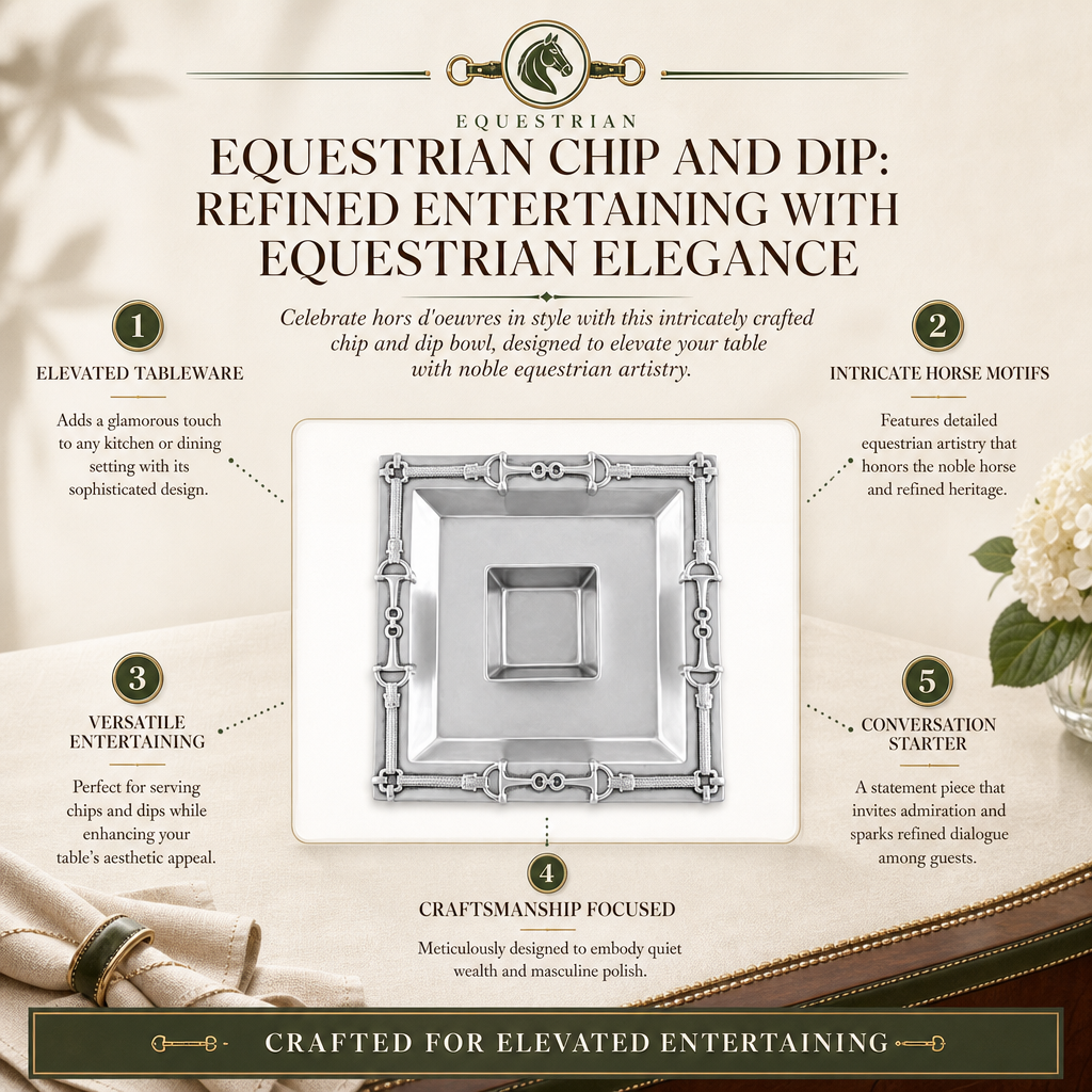 Arthur Court Designs - Equestrian Chip and Dip