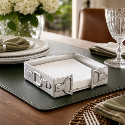 Arthur Court Designs - Equestrian Luncheon Napkin Box