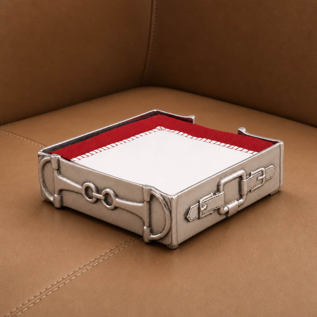 Arthur Court Designs - Equestrian Luncheon Napkin Box