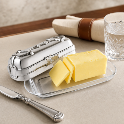 Arthur Court Designs - Equestrian Butter Dish