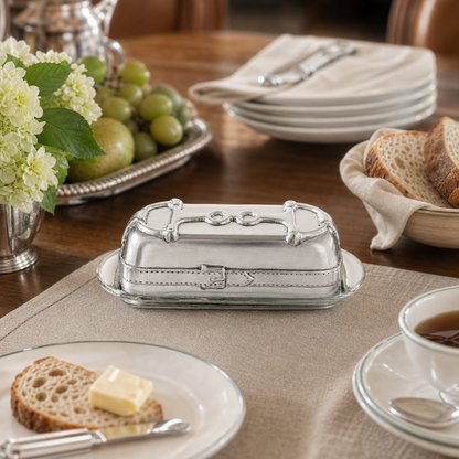 Arthur Court Designs - Equestrian Butter Dish