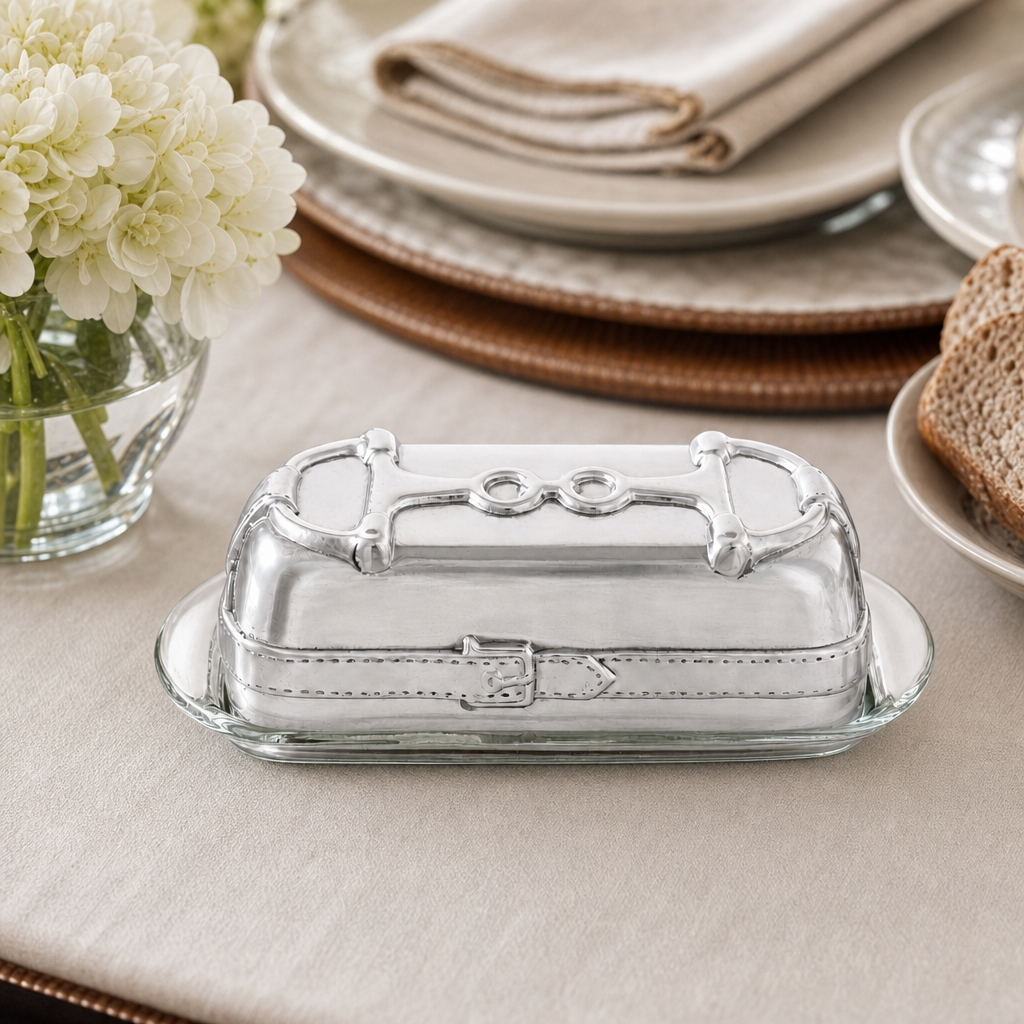 Arthur Court Designs - Equestrian Butter Dish