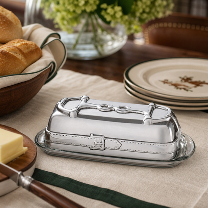 Arthur Court Designs - Equestrian Butter Dish