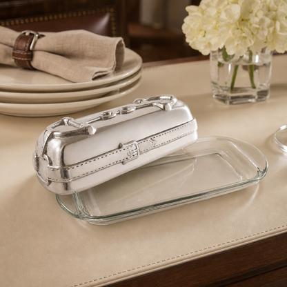 Arthur Court Designs - Equestrian Butter Dish