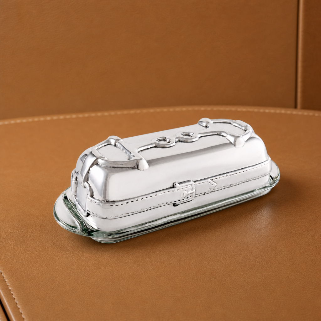 Arthur Court Designs - Equestrian Butter Dish