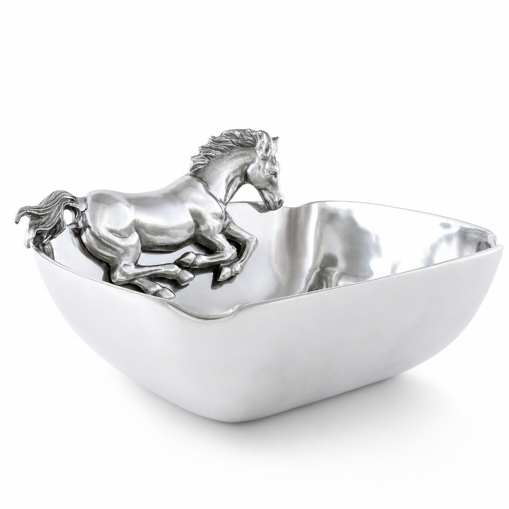 Arthur Court - Horse Figural Serving Bowl 11"