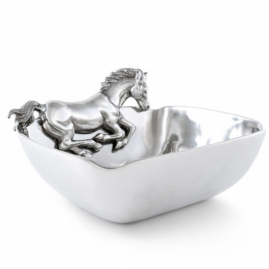Arthur Court - Horse Figural Serving Bowl 11"