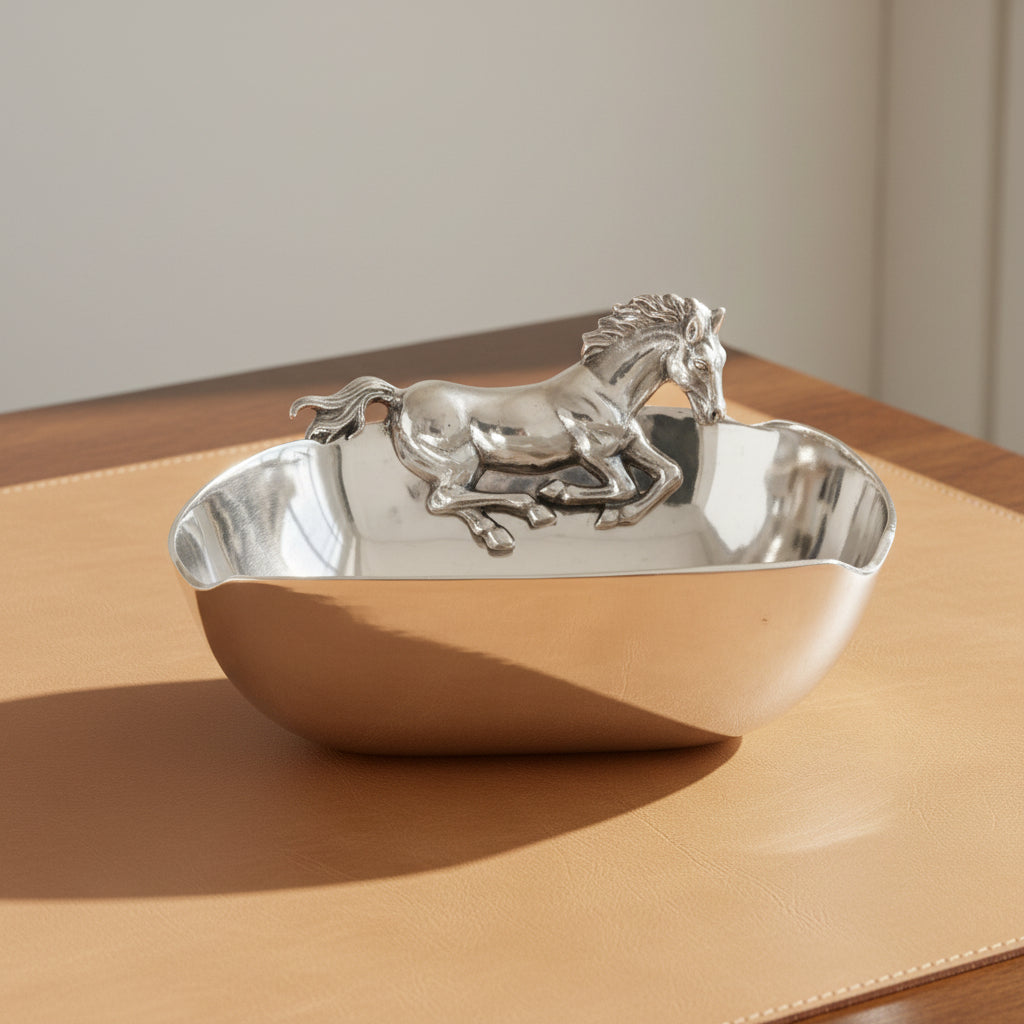 Arthur Court - Horse Figural Serving Bowl 11"