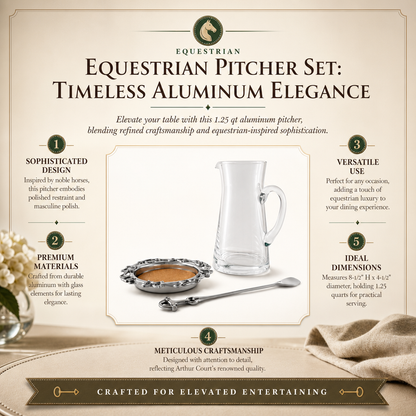 Arthur Court Designs - Equestrian Pitcher Set