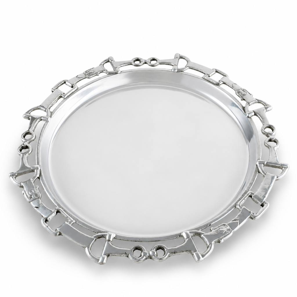 Arthur Court Designs - Equestrian Round Tray 12