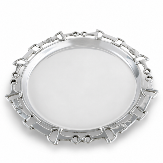 Arthur Court Designs - Equestrian Round Tray 12