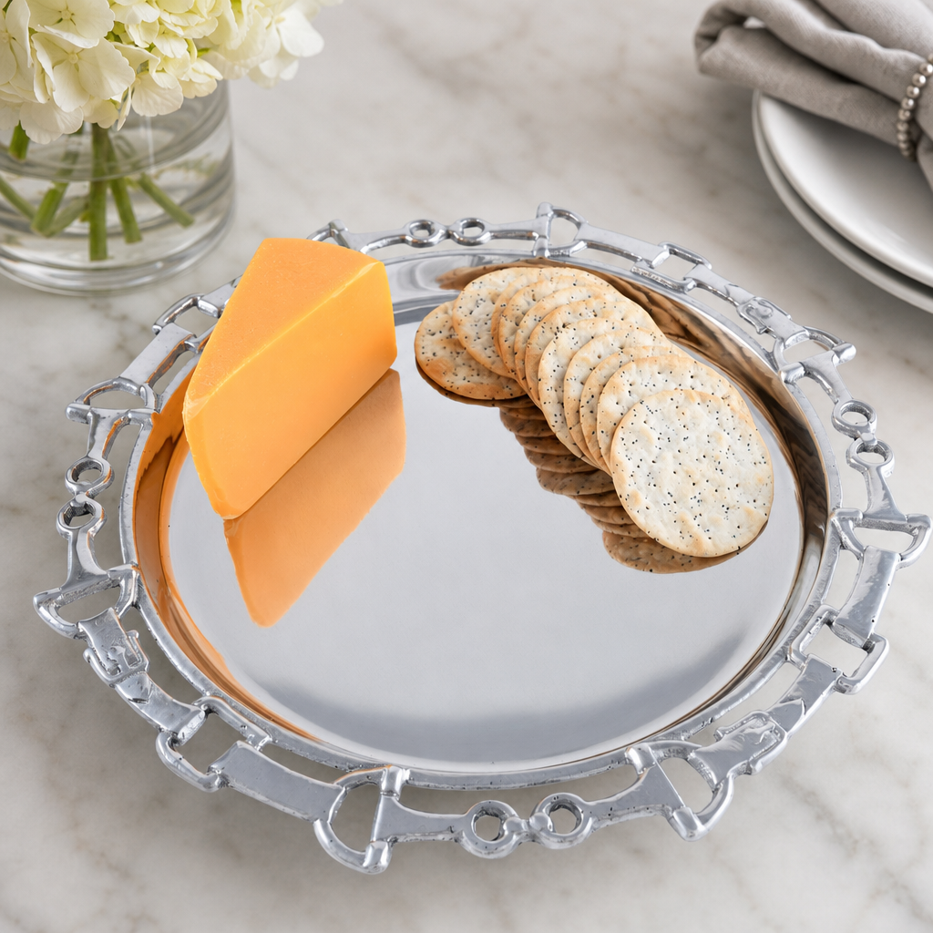 Arthur Court Designs - Equestrian Round Tray 12