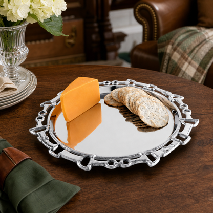 Arthur Court Designs - Equestrian Round Tray 12