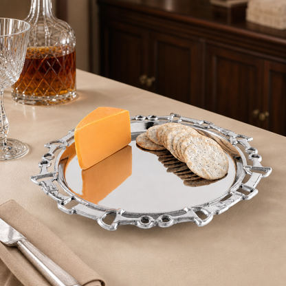 Arthur Court Designs - Equestrian Round Tray 12