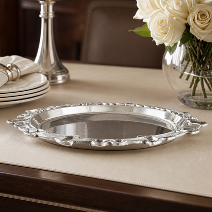 Arthur Court Designs - Equestrian Round Tray 12