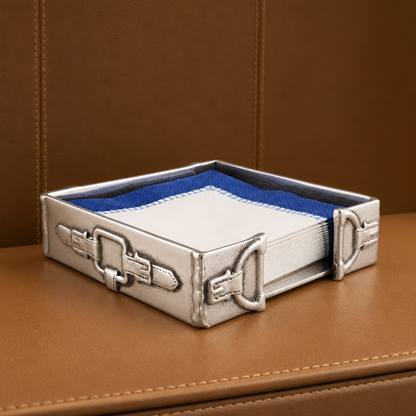 Arthur Court Designs - Equestrian Snaffle Accent Cocktail Napkin Box