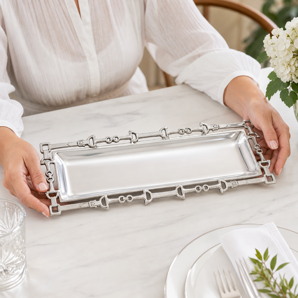 Arthur Court Designs - Equestrian Oblong W/Openwork