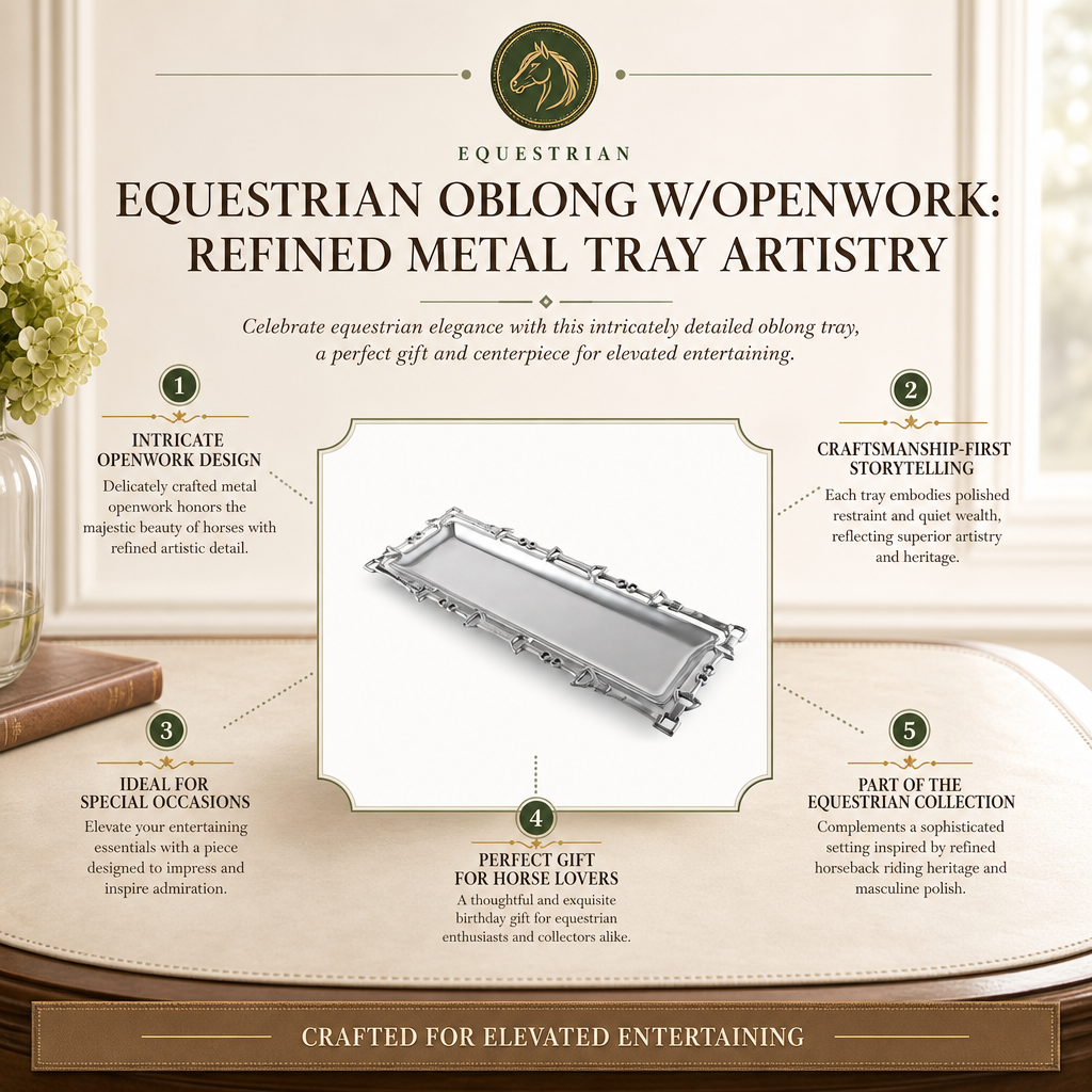 Arthur Court Designs - Equestrian Oblong W/Openwork