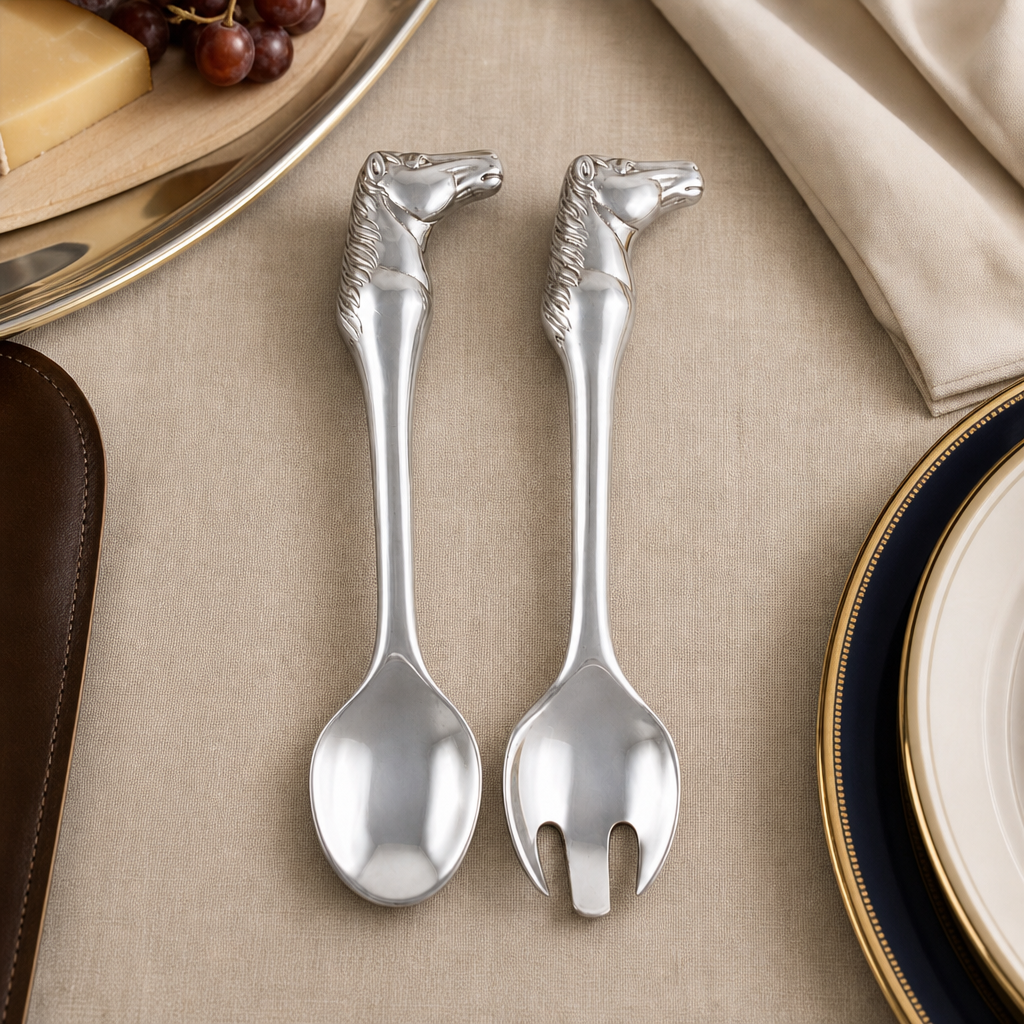 Arthur Court Designs - Horse Figural Serving Set-Set - 2