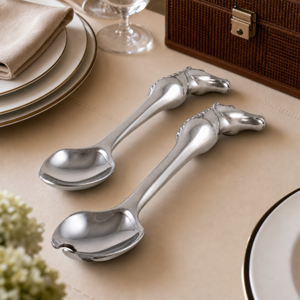 Arthur Court Designs - Horse Figural Serving Set-Set - 2
