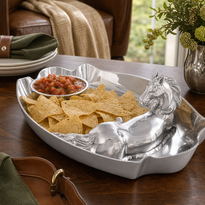 Arthur Court Designs - Horse Figural Chip and Dip