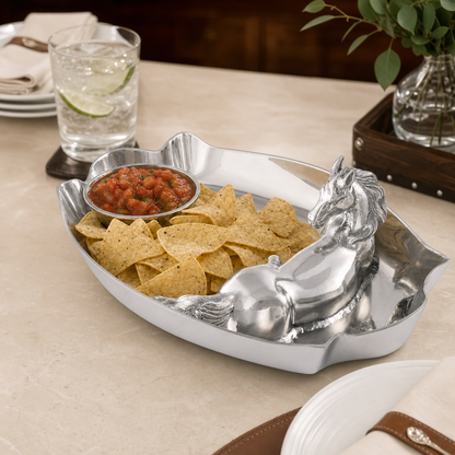 Arthur Court Designs - Horse Figural Chip and Dip