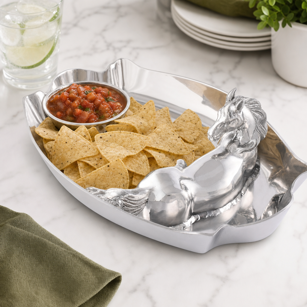 Arthur Court Designs - Horse Figural Chip and Dip