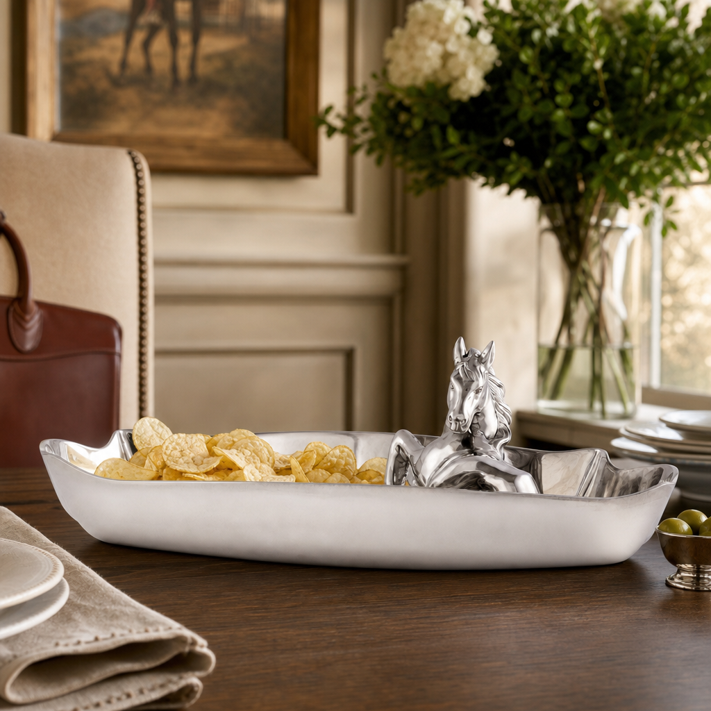 Arthur Court Designs - Horse Figural Chip and Dip