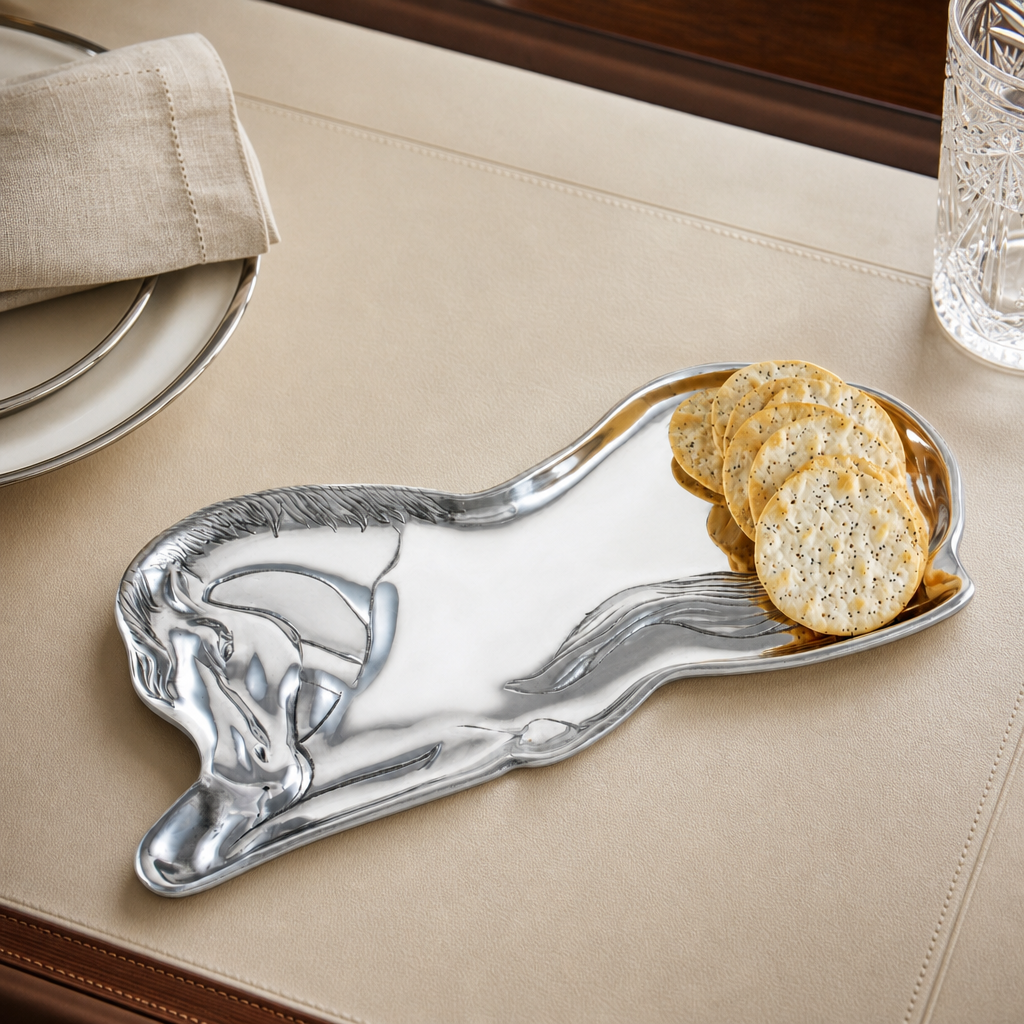 Arthur Court Designs - Horse Figural 6X12 Tray