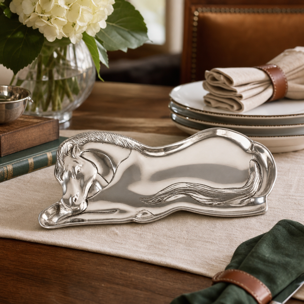 Arthur Court Designs - Horse Figural 6X12 Tray