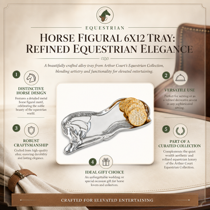 Arthur Court Designs - Horse Figural 6X12 Tray