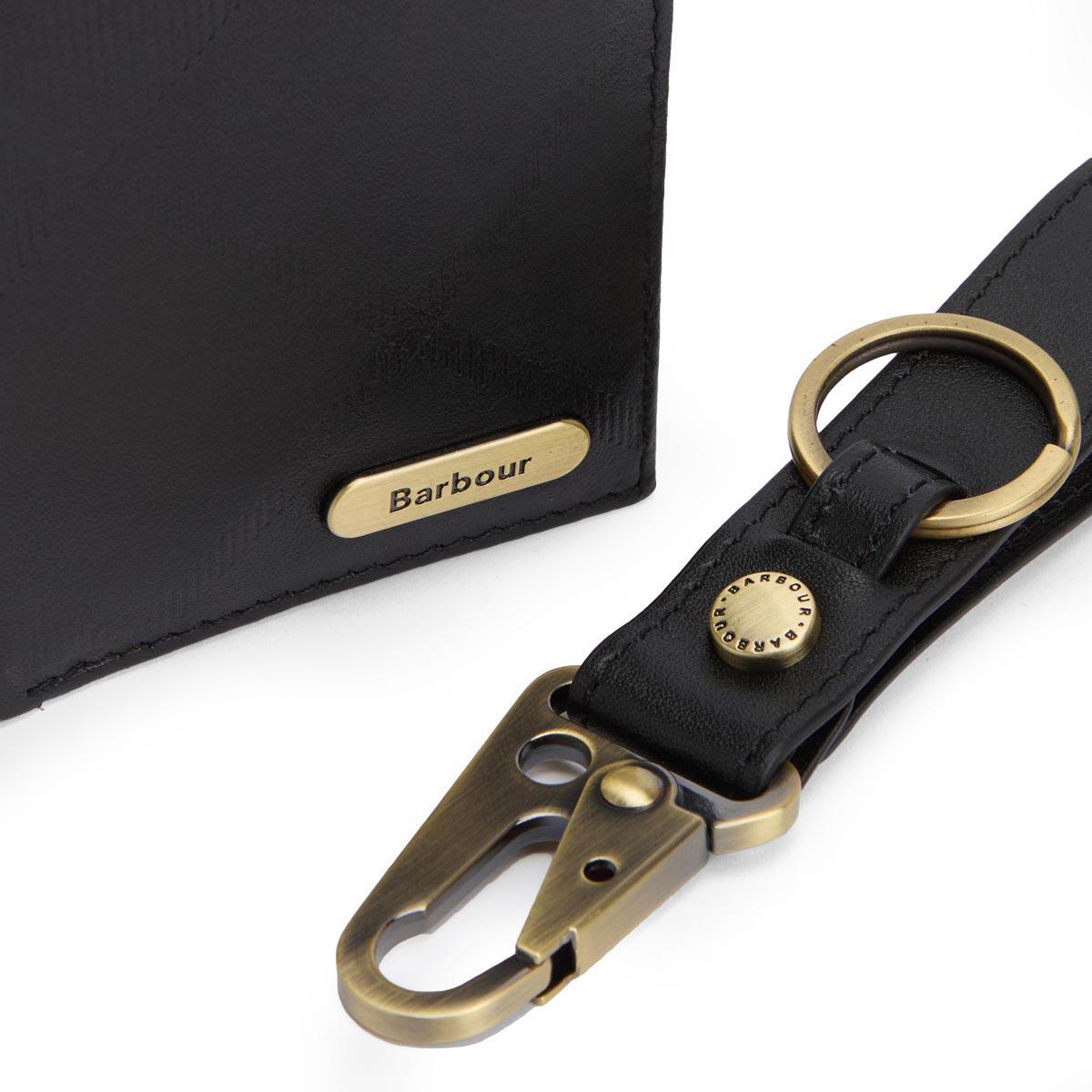 Barbour Brunton Leather Gift Set