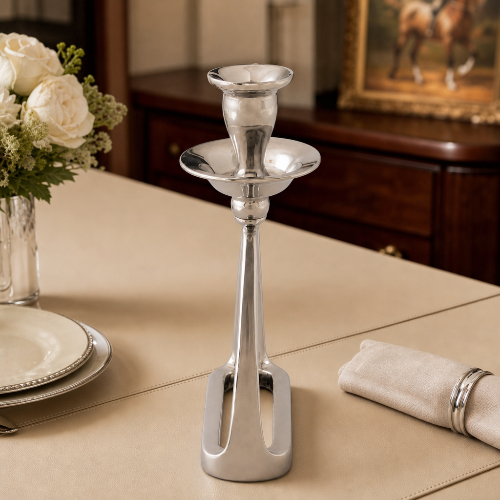 Arthur Court Designs - Equestrian Stirrup Candlestick