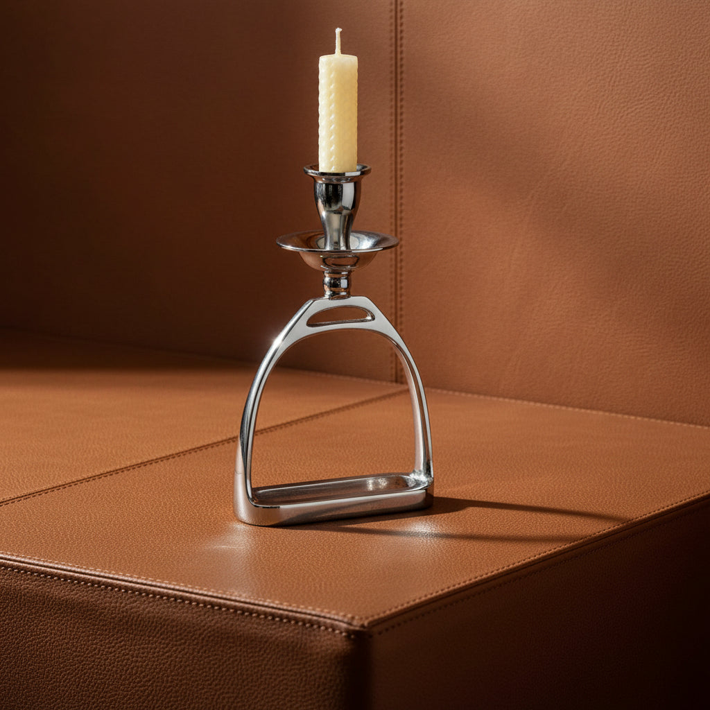 Arthur Court Designs - Equestrian Stirrup Candlestick