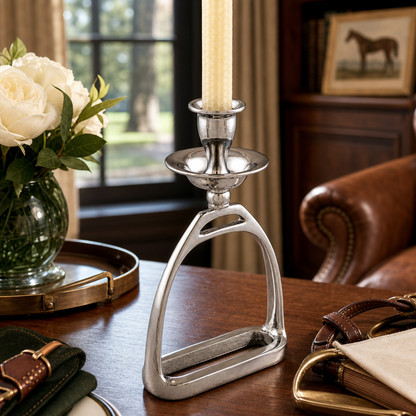 Arthur Court Designs - Equestrian Stirrup Candlestick