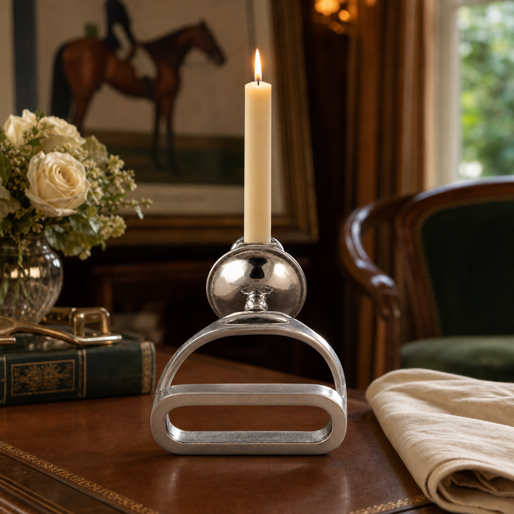Arthur Court Designs - Equestrian Stirrup Candlestick