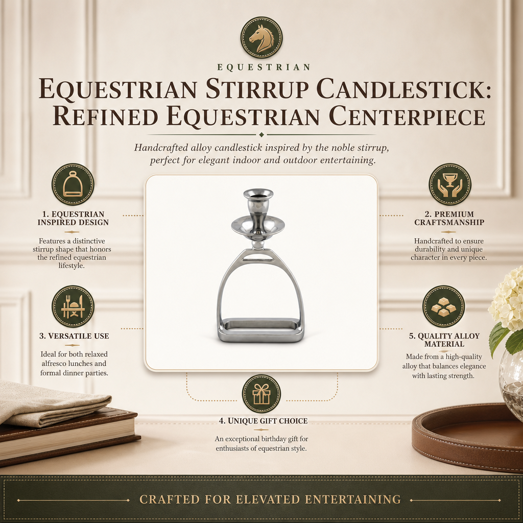 Arthur Court Designs - Equestrian Stirrup Candlestick