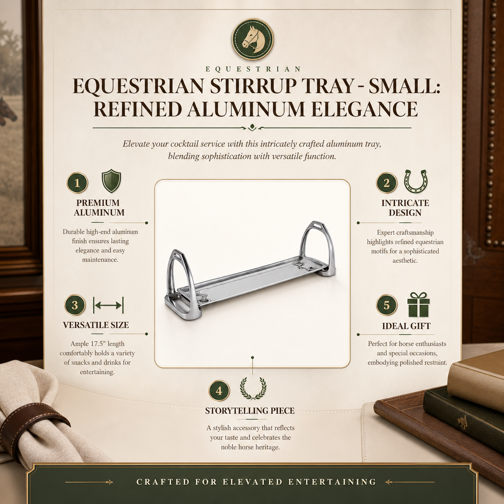 Arthur Court Designs - Equestrian Stirrup Tray - Small