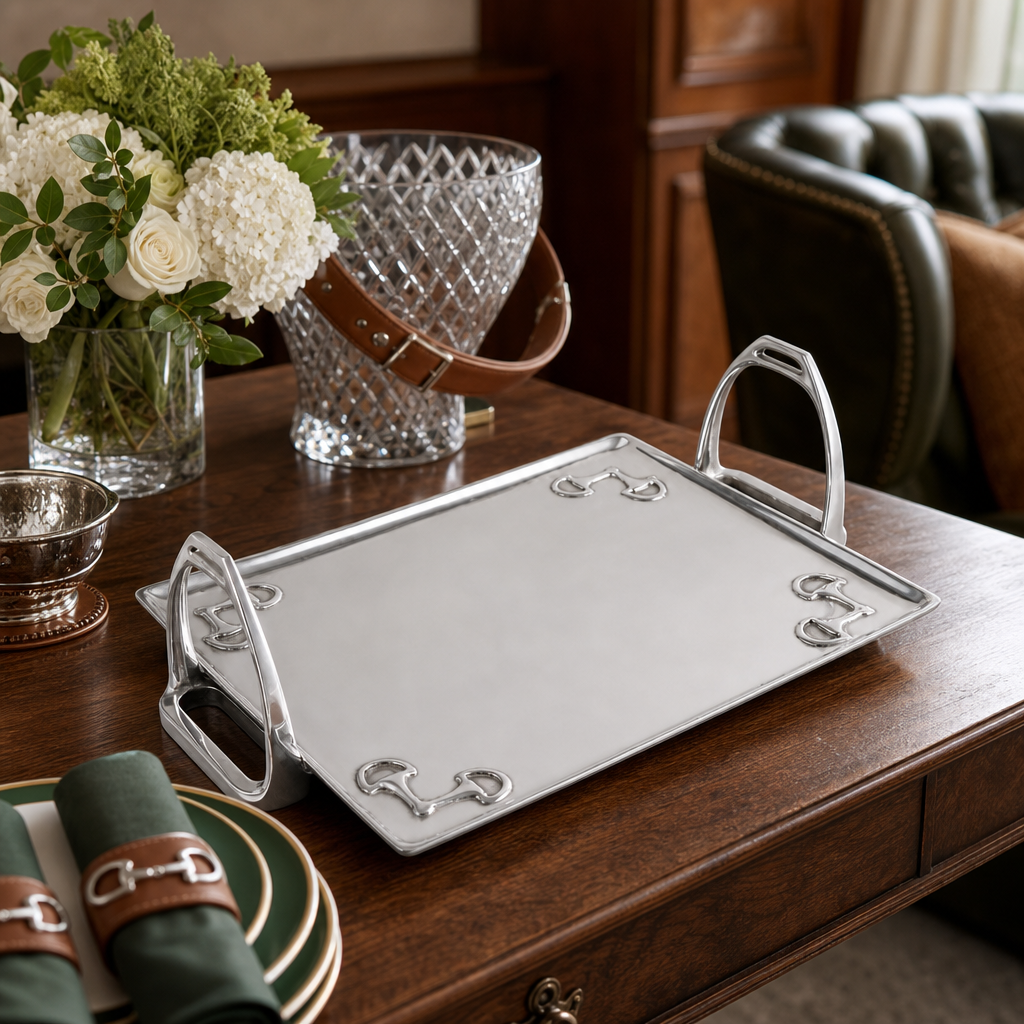 Arthur Court Designs - Equestrian Stirrup Tray - Large
