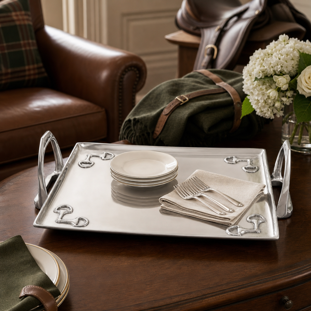 Arthur Court Designs - Equestrian Stirrup Tray - Large