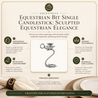 Arthur Court Designs - Equestrian Bit Single Candlestick