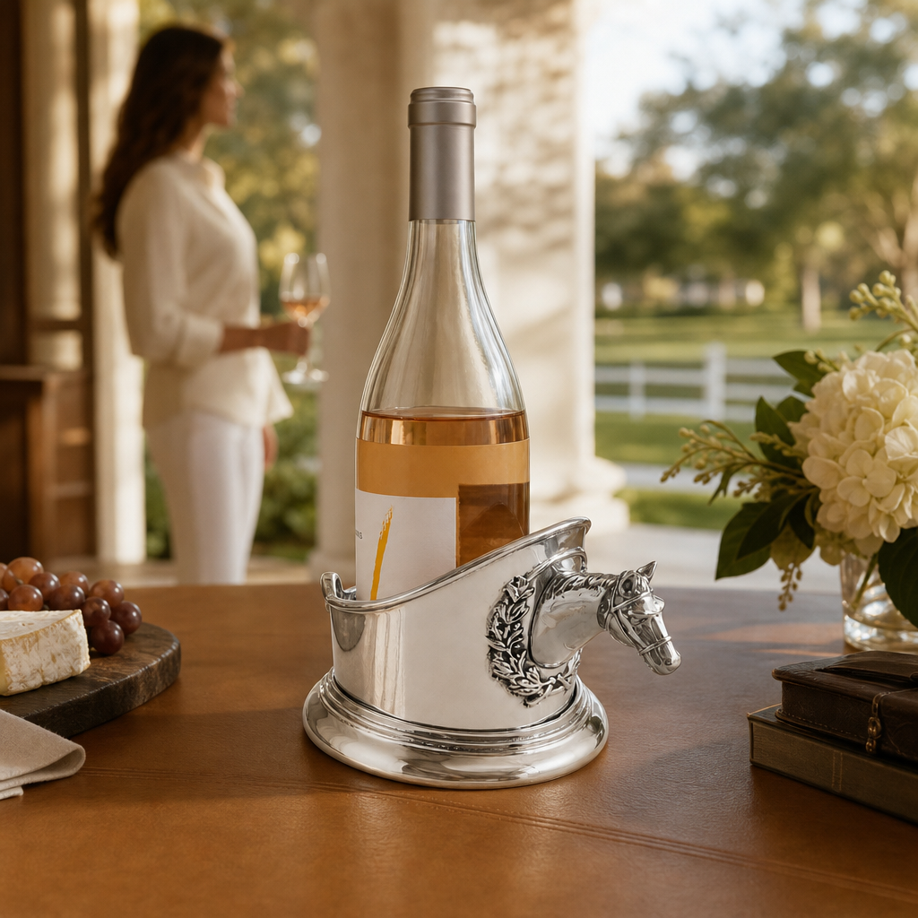 Arthur Court Designs - Wine Caddy - Horse Head