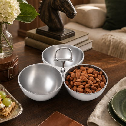 Arthur Court Designs - Equestrian Bit 3 Nut Bowl