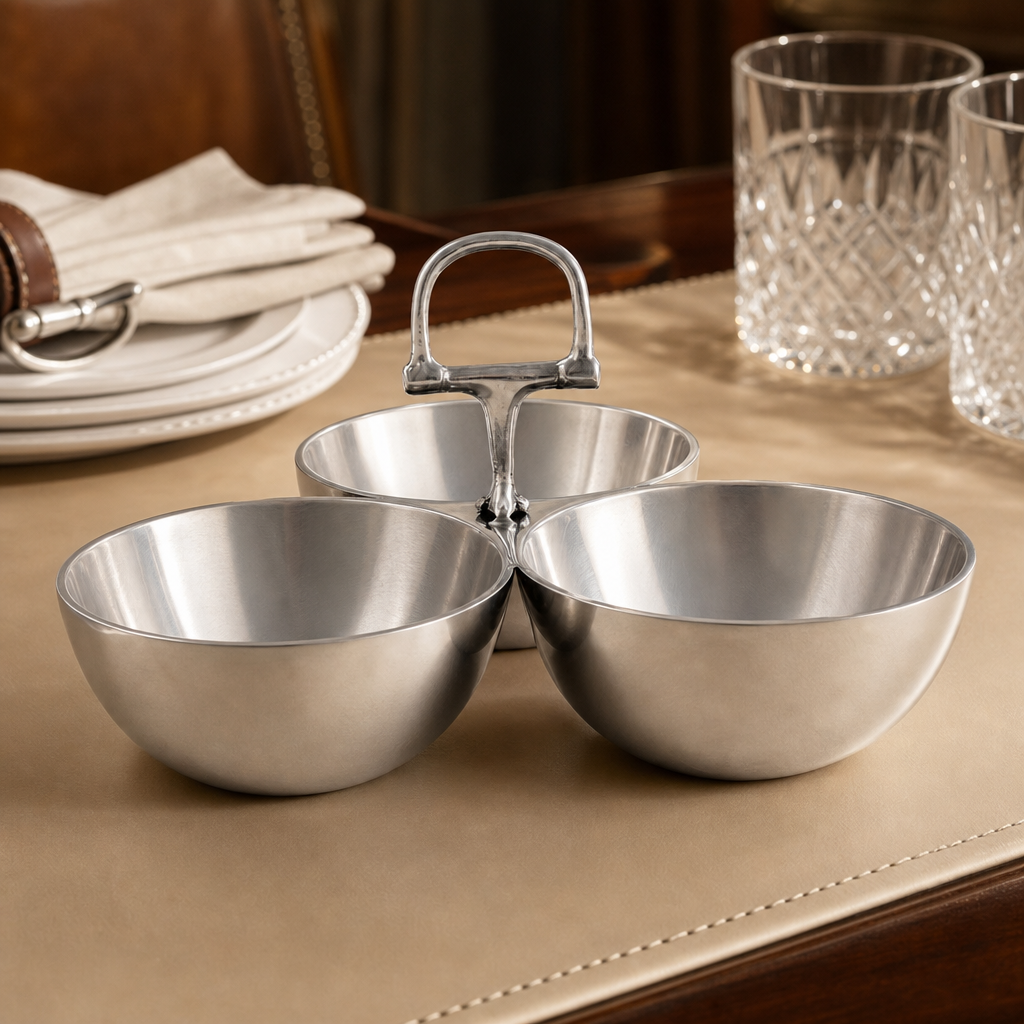 Arthur Court Designs - Equestrian Bit 3 Nut Bowl