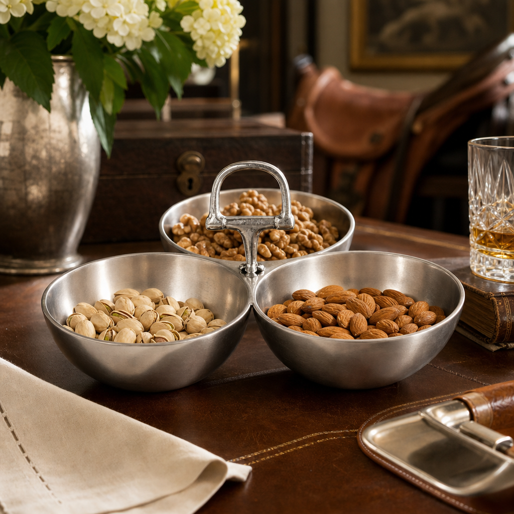 Arthur Court Designs - Equestrian Bit 3 Nut Bowl