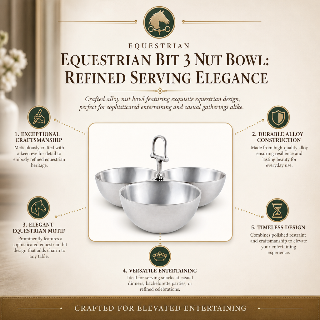 Arthur Court Designs - Equestrian Bit 3 Nut Bowl