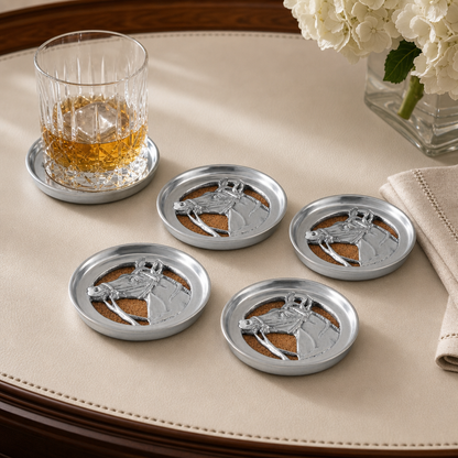 Arthur Court Designs - Equestrian Drink Coaster Set of 4