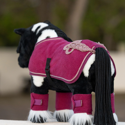 LeMieux Toy Pony Rug-blackberry-model view