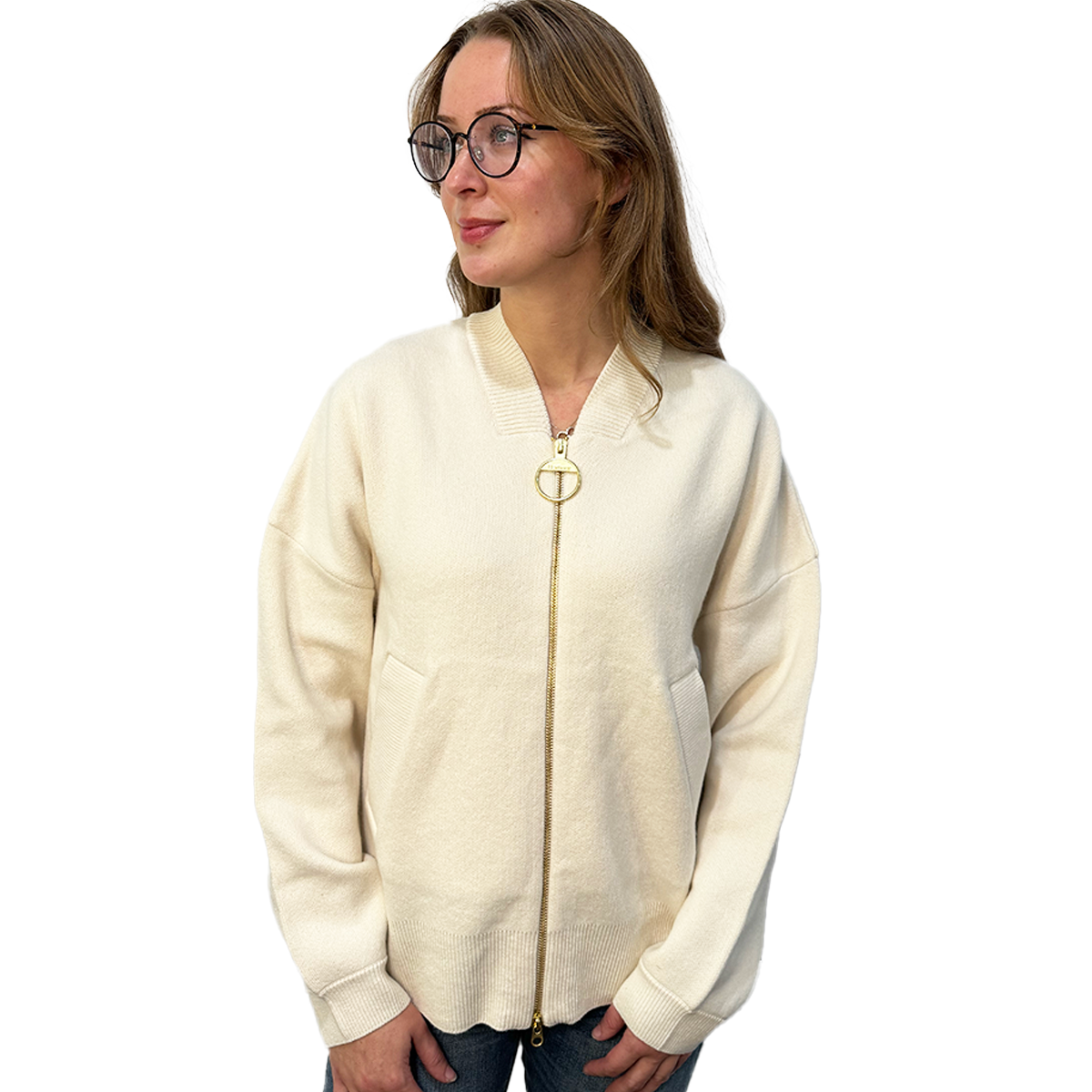 Barbour Women's Milda Knitted Bomber Jacket